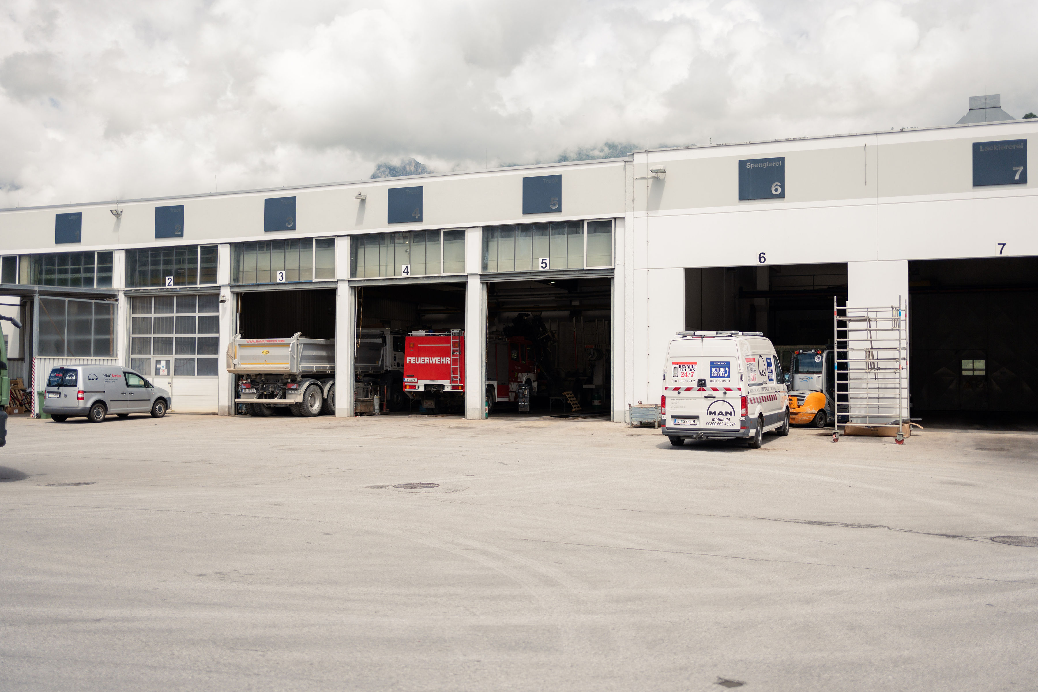 Unsere MAN & VOLVO Werkstatt in Liezen / LKW Werkstatt in der Steiermark